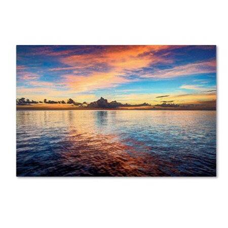 Trademark Fine Art David Ayash 'Carribean Sunset' Canvas Art, 22x32 MA0495-C2232GG